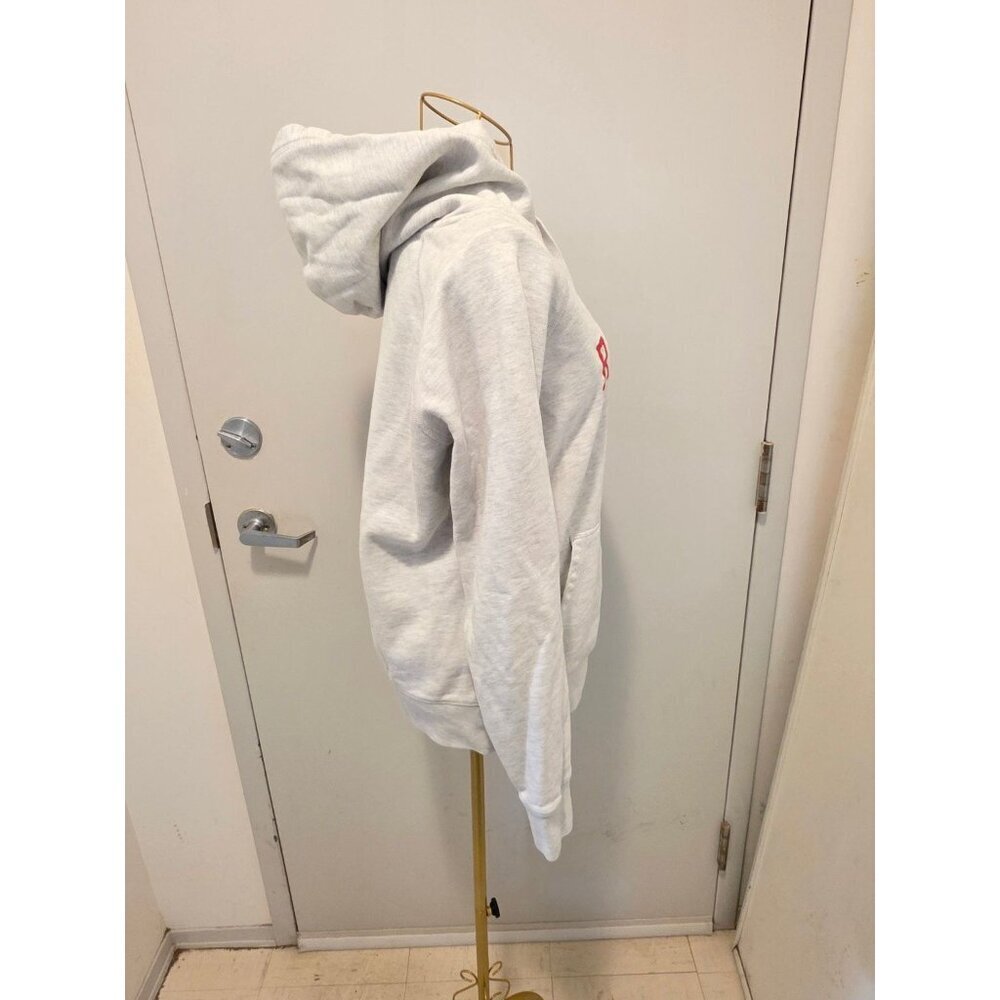Roots Women's Hoodie Sweatshirt Light Gray Small Drawstring - Picture 14 of 16